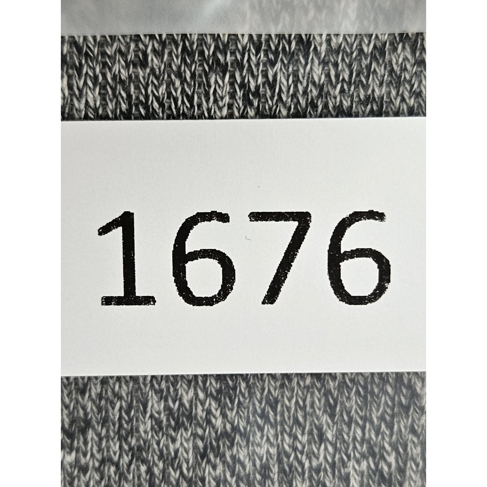 R&R Logo Knit Sweater Quarter-zip Heather Gray Casuals Crewneck - Picture 10 of 10